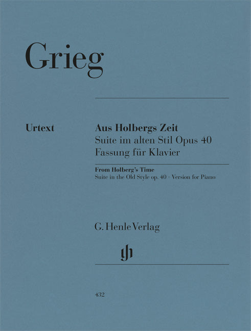 Au temps de Holberg, op. 40