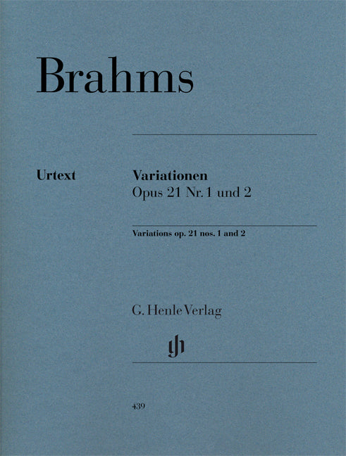 Variations op. 21,1 et 2