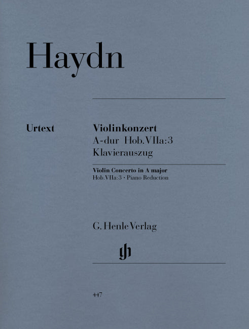 Concerto pour violon La majeur Hob. VIIa:3