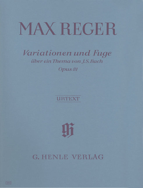 Variations et fugue sur un thème de J. S. Bach op. 81