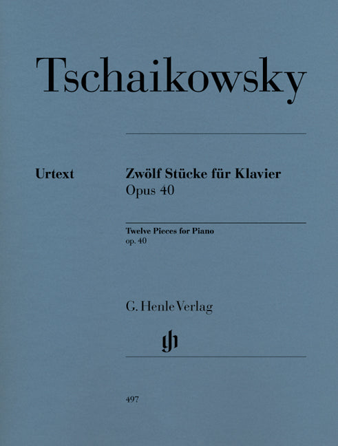 12 Pièces pour piano op. 40