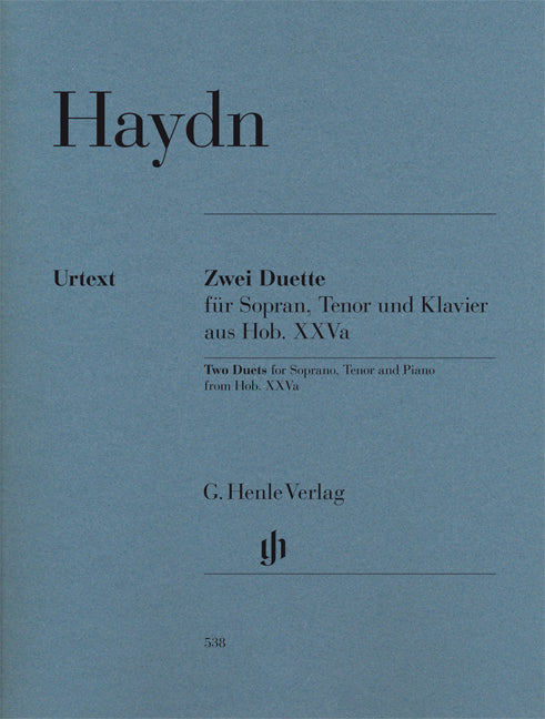 Deux Duos pour Soprano, Tenor et piano Hob. XXVa:1 et 2