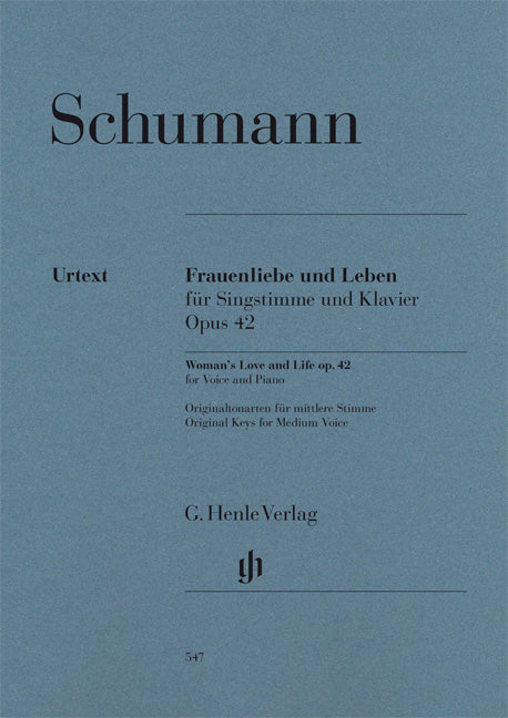 L’Amour d’une femme et la vie (Frauenliebe und Leben) op. 42, d'après Chamisso
