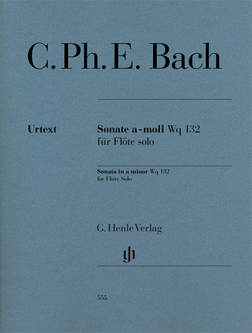 Sonate la mineur Wq 132 pour flûte Solo