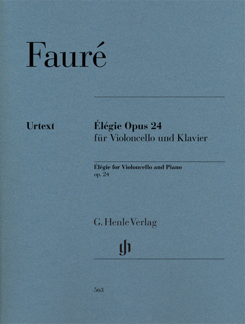 Élégie pour violoncelle et piano op. 24