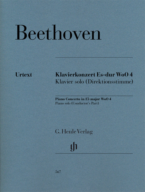 Concerto pour piano Mi bémol majeur WoO 4