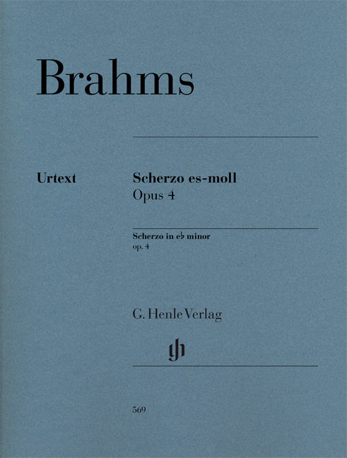 Scherzo en Mi bémol mineur op. 4