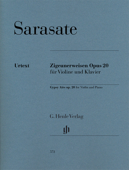 Gypsy Airs op. 20 pour violon et piano