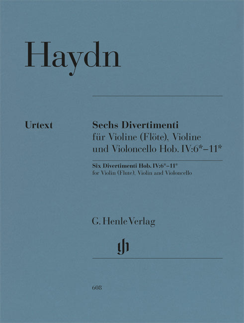 Six Divertimenti Hob. IV:6*–11*