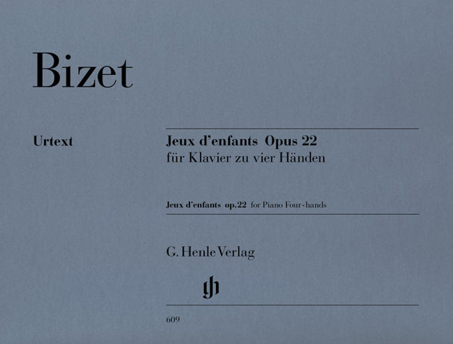 Jeux d'enfants op. 22 pour piano à quatre mains