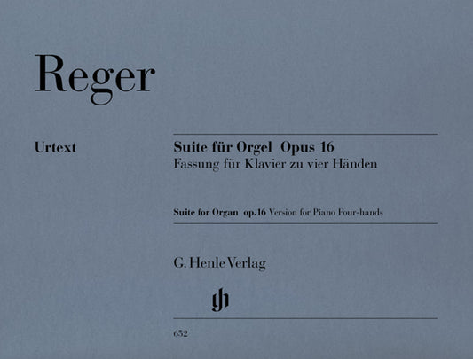 Suite mi mineur pour orgue op. 16 - pour piano à quatre mains (Première édition)