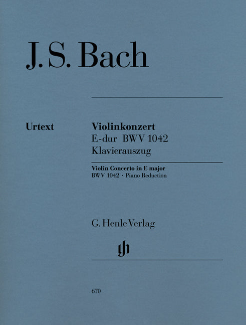 Concerto pour violon Mi majeur BWV 1042