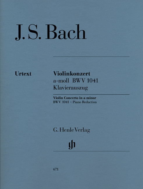 Concerto pour violon la mineur BWV 1041