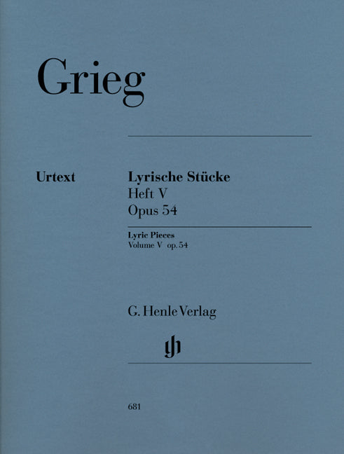 Pièces lyriques volume V, op. 54