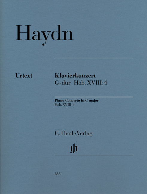 Concerto pour piano (clavecin) et orchestre Sol majeur Hob. XVIII:4