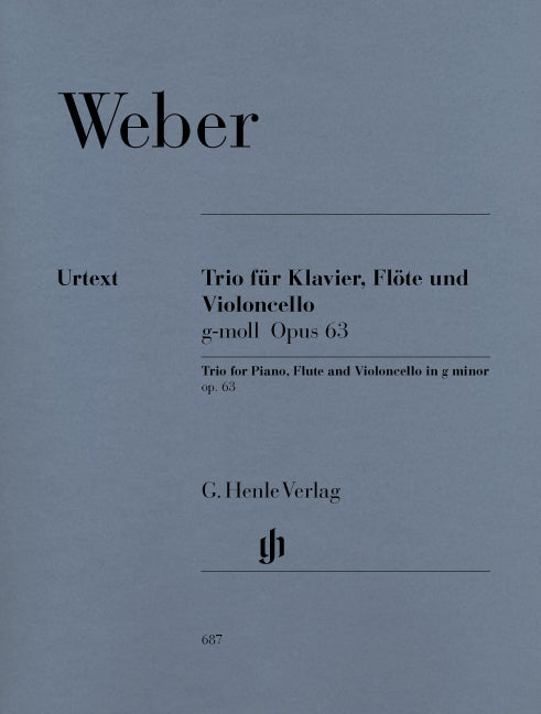 Trio pour piano, flûte et violoncelle sol mineur op. 63
