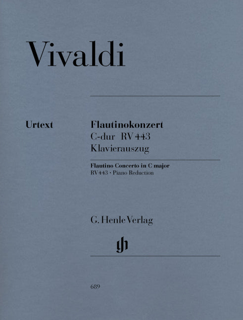 Concerto pour flautino (flûte à bec/flûte traversière) en Ut majeur RV 443