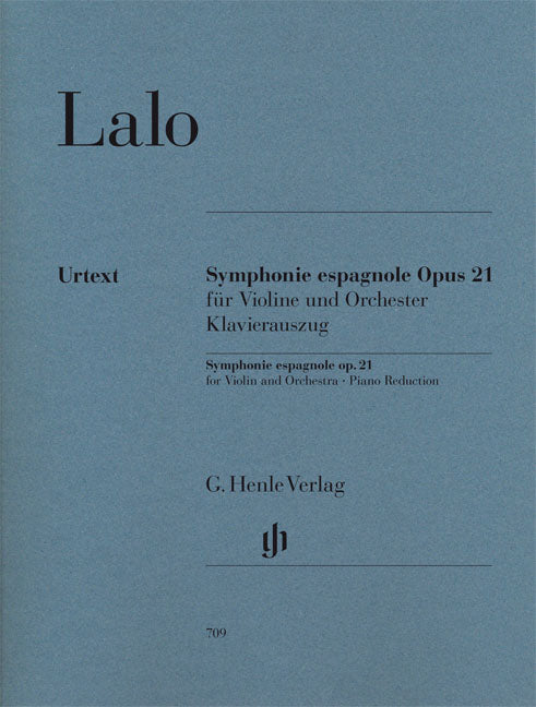 Symphonie espagnole pour violon et orchestre op. 21