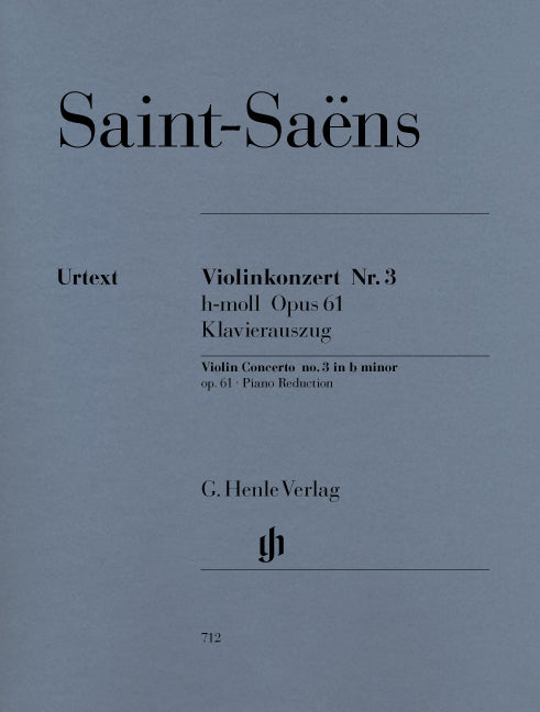 Concerto pour violon et orchestre n° 3 si mineur op. 61