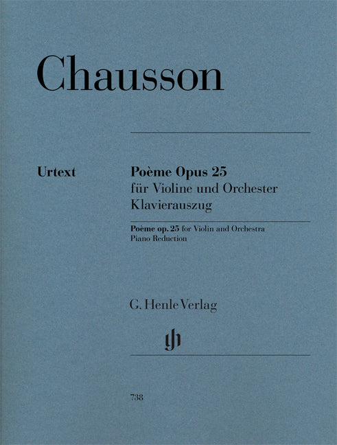 Poème op. 25 pour violon et orchestre