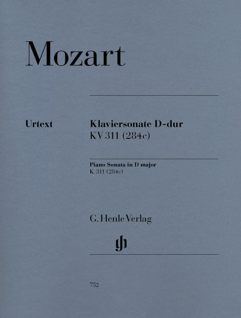 Sonate pour piano Ré majeur K. 311 (284c)