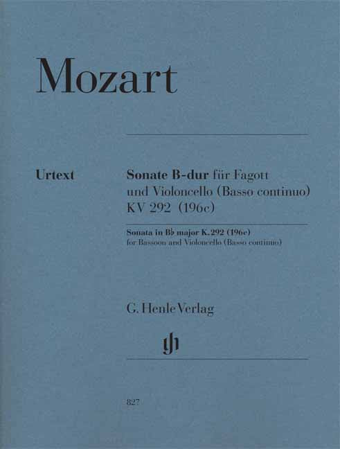 Sonate Si bémol majeur K. 292 (196c)