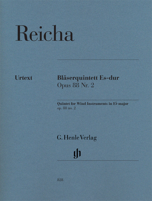 Quintette pour Instruments à vents Mi bémol majeur op. 88,2