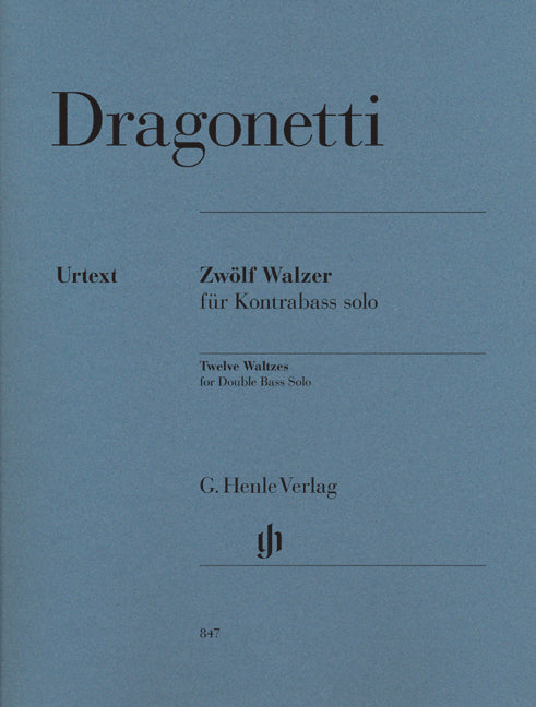 Douze Valses pour contrebasse Solo