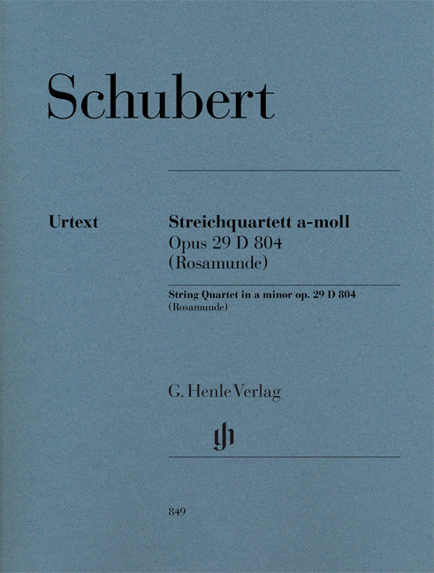 Quatuor à cordes la mineur op. 29 D 804