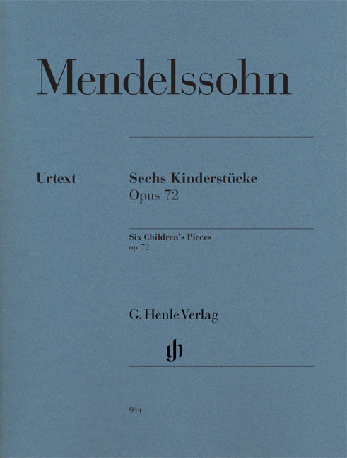 Six pièces pour enfants op. 72