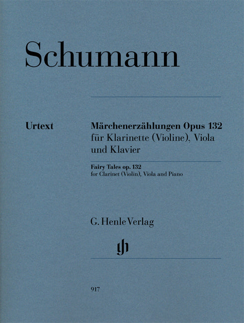 Contes de fées op. 132 pour clarinette en Si bémol (violon), alto et piano