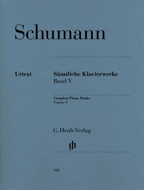 Œuvres complêtes pour piano volume V