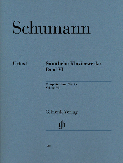 Œuvres complêtes pour piano volume VI