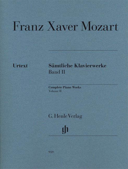 Œuvres complêtes pour piano volume II
