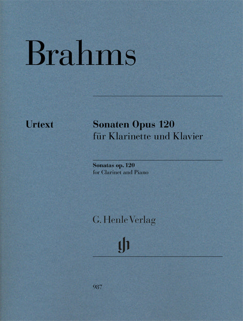 Sonates op. 120 pour clarinette et piano