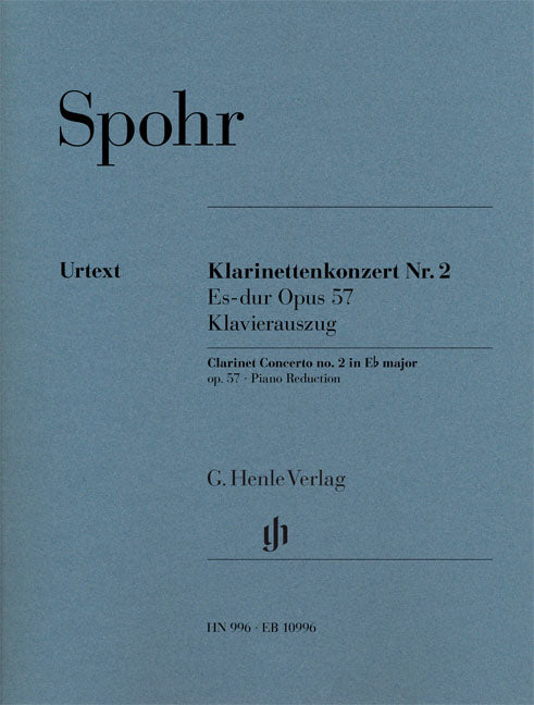 Concerto pour clarinette n° 2 Mi bémol majeur op. 57