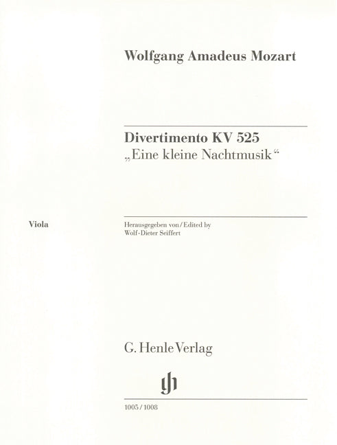 Divertimento K. 525 "Une petite musique de nuit"