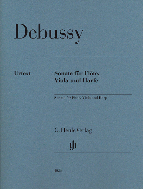 Sonate pour piano pour flûte, alto et harpe