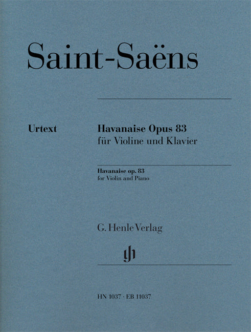 Havanaise op. 83 pour violon et piano