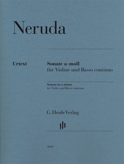 Sonate la mineur pour violon et basse continue