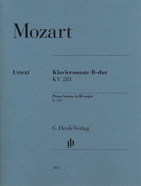 Sonate pour piano Si bémol majeur K. 281