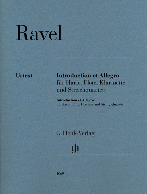 Introduction et Allegro pour harpe, flûte, clarinette et Quatuor à cordes