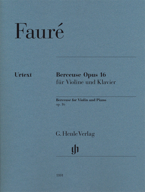 Berceuse pour violon et piano op. 16