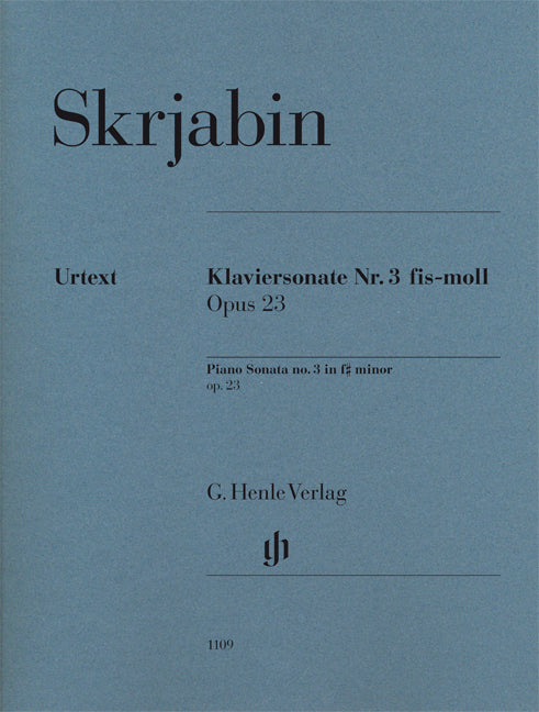 Sonate pour piano n° 3 en f dièse mineur op. 23