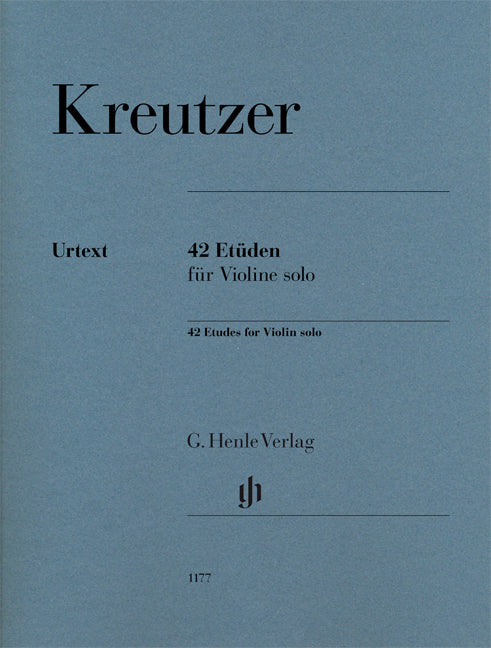 42 Etudes pour violon solo