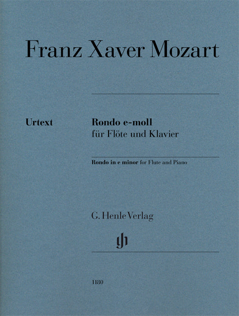 Rondo mi mineur pour flûte et piano