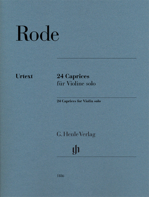 24 Caprices pour violon solo