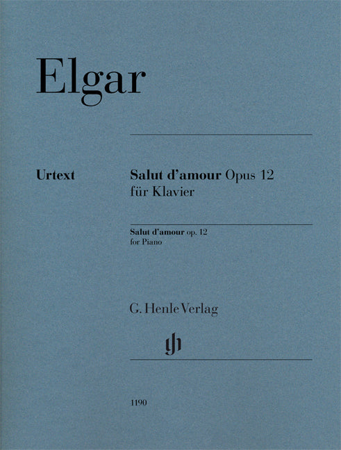 Salut d'amour op. 12 pour piano