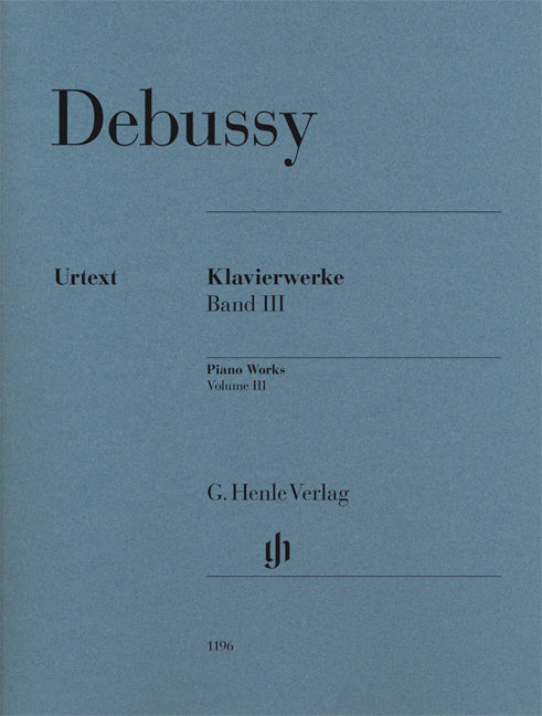 Œuvres pour piano volume III
