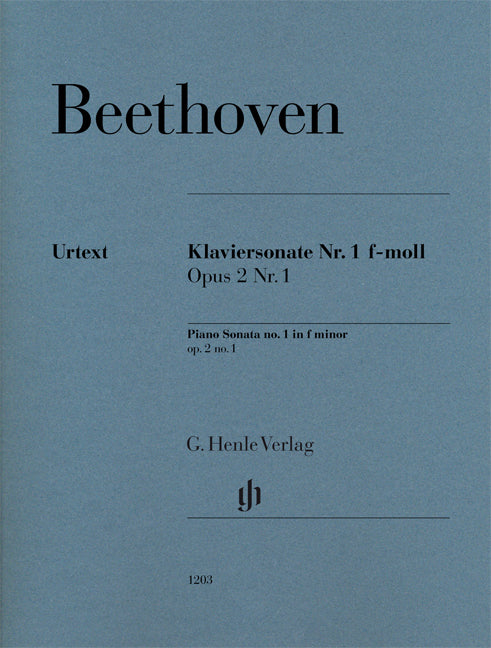 Sonate pour piano n° 1 fa mineur op. 2,1